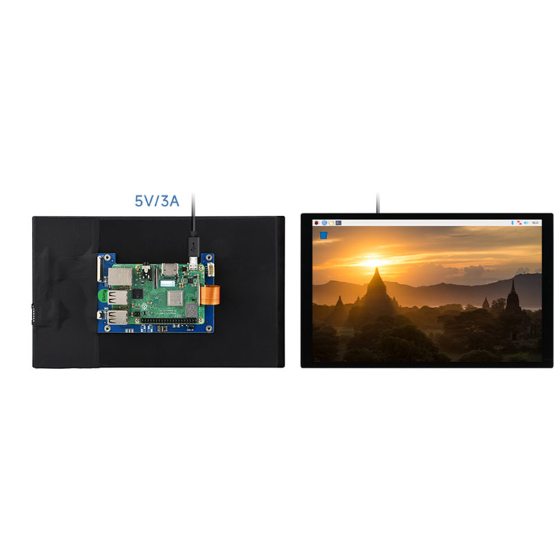 Raspberry Pi 5 - 10,1-Zoll-DSI-Touchscreen für Raspberry Pi 5 4B