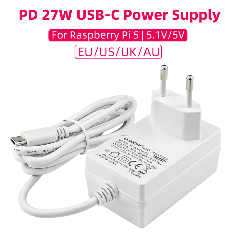 Pi Power Supply - Raspberry Pi 5 5,1 V 5
