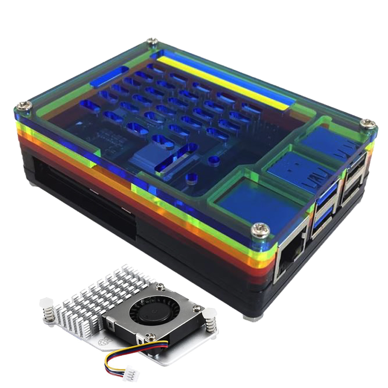 Pi 5 Case - Himbeer Pi 5 Fall 9 Schichten