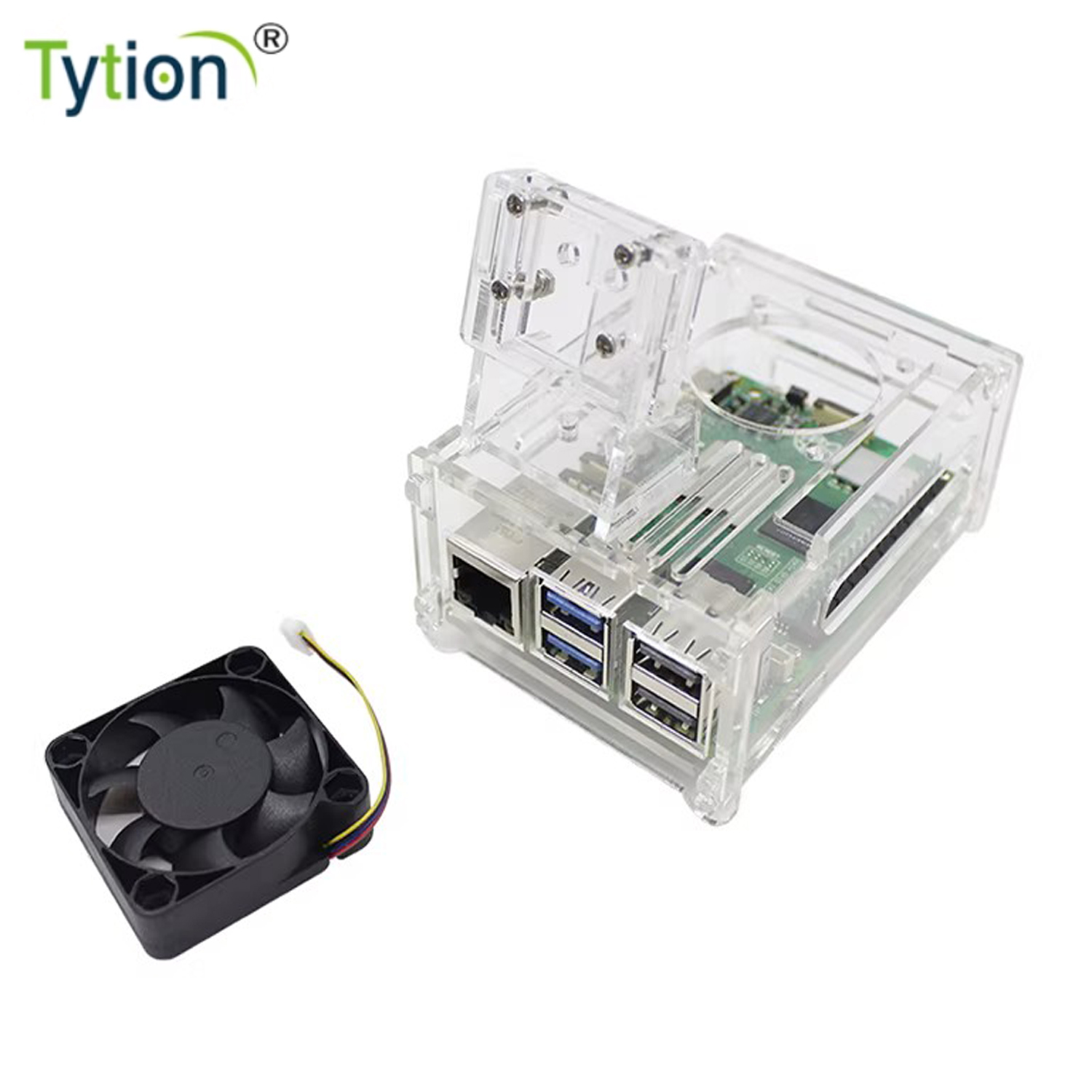Pi Cooler - Raspberry Pi 5 Acryl-Gehäuse 4010 Großer