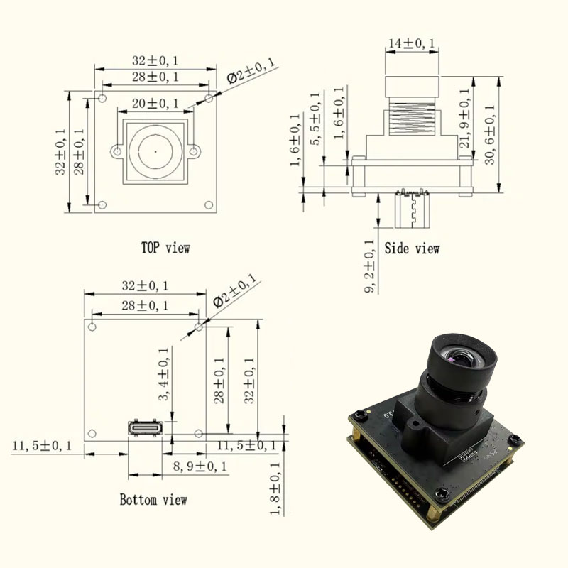 1/1.8 IMX678 4K 60FPS USB3.0 8 – Pi Camera Module Bewertung und Preis