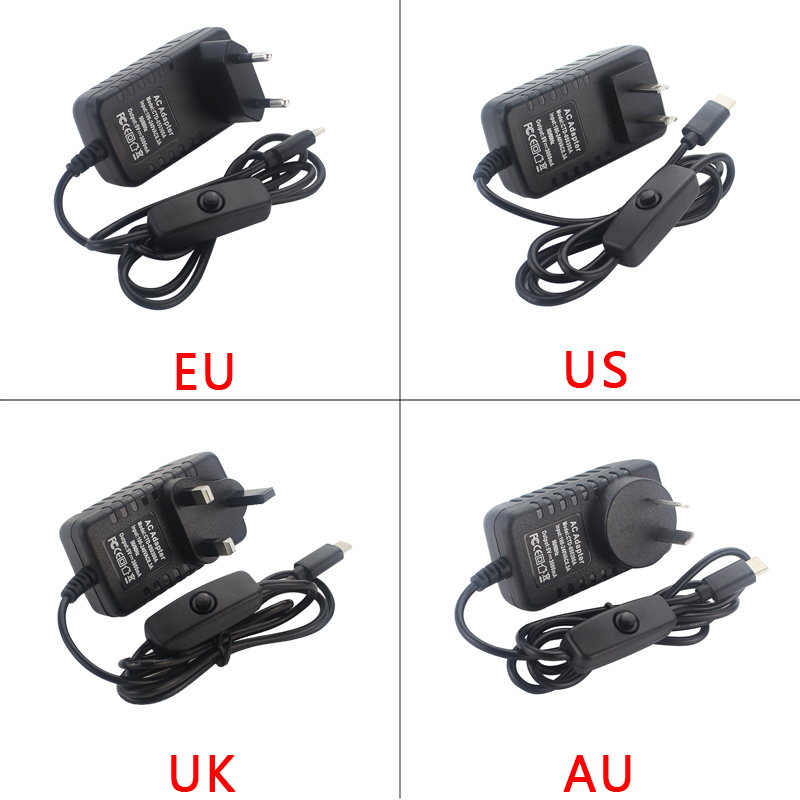 5 V 3 A Raspberry Pi 4 Netztei – Pi Power Supply Bewertung und Preis