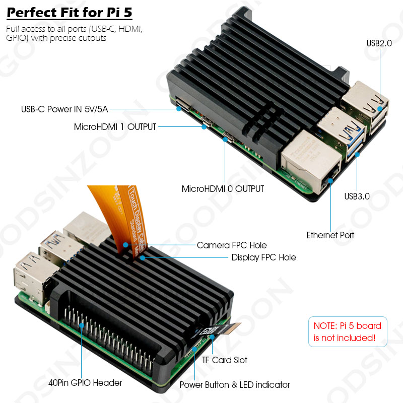 Raspberry Pi 5 Aluminium-Panze – Pi Cooler Bewertung und Preis