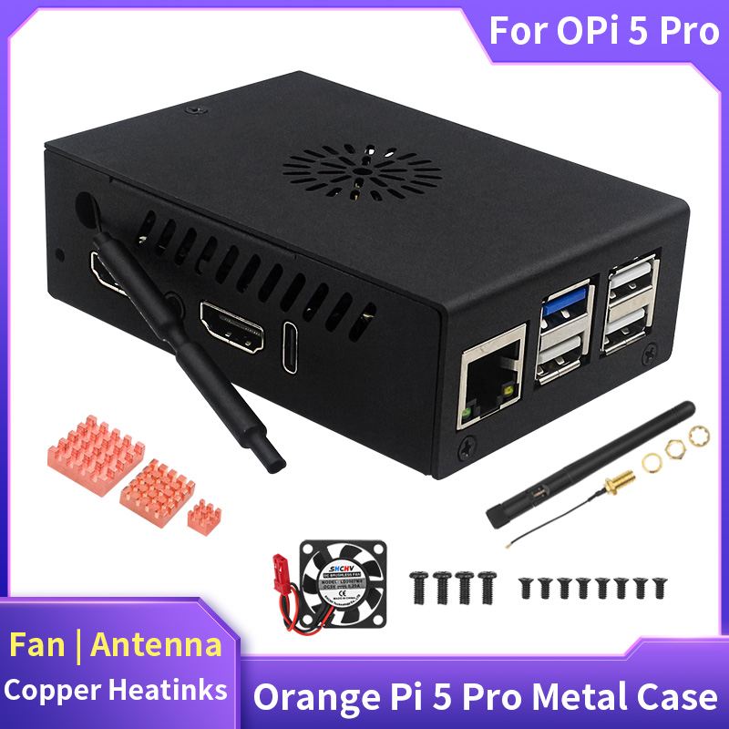 Orangefarbenes Pi 5 Pro-Gehäus – Pi Cooler Bewertung und Preis
