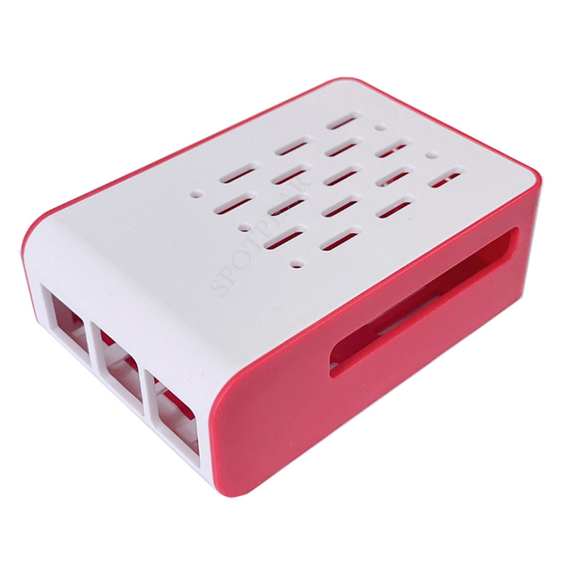 Raspberry Pi 5, rot-weißes Küh – Pi 5 Case Bewertung und Preis